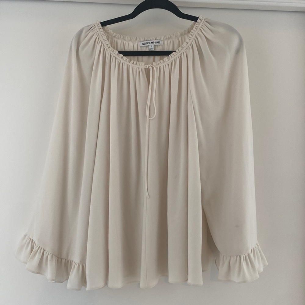 Elizabeth and James pilgrim cream top long sleeve